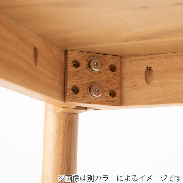 form ダイニングテーブル 幅135cm 木製 天然木 ヒソップ （ テーブル 食卓テーブル 机 ダイニング 食卓 リビングテーブル オーク 奥行80cm 丸脚 シンプル 作業台 木製テーブル ウッドテーブル 長方形 ）_8