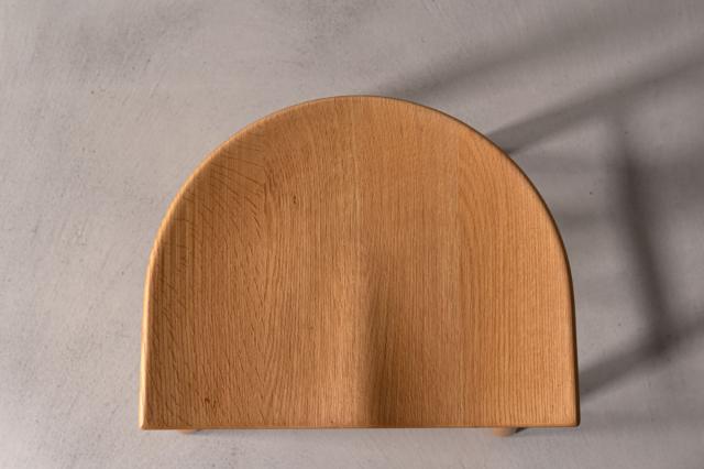 form ハイスツール 座面高69.5cm 木製 ドルティ （ 天然木 オーク カウンターチェア ハイチェア キッチンチェア バーチェア 完成品 1人掛け チェア チェアー イス 椅子 いす 腰掛け キッチン 背もたれなし 座面 カーブ リビング ）_13
