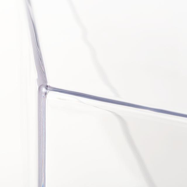 サイドテーブル 高さ38cm おしゃれ 完成品 （ ミニテーブル テーブル ソファサイド ベッドサイド 立体 オブジェ ポリカーボネート製 軽量 六角形 ナイトテーブル コーヒーテーブル ベッドテーブル 玄関 ディスプレイ 飾り台 軽い ）_6
