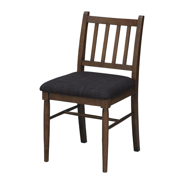 ダイニングチェア　天然木　シンプルデザイン　座面高45cm （ 完成品 チェア チェアー 椅子 シンプル 45cm イス リビングチェア 布製 木製 食卓椅子 肘なし おしゃれ スリム コンパクト モデルルーム 新築 新婚 ）の通販は 11,310円