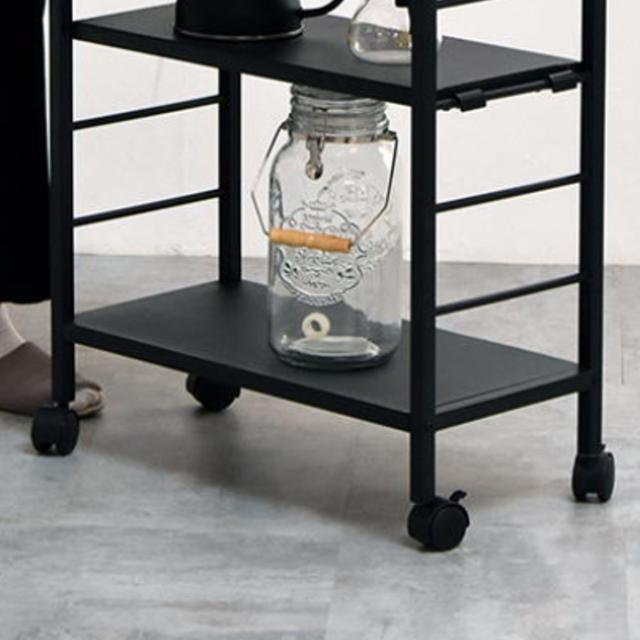 サイドテーブル ワゴン 幅60cm セラミック天板 4段 CERABILL