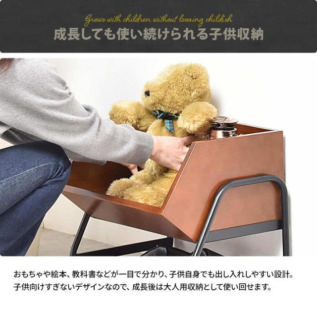 収納ラック 幅43cm アンティーク風 完成品 スタッキング サイドチェスト 木製 おしゃれ （ ラック 棚 収納 積み重ね ボックス レトロ 天然木 収納ボックス サイドテーブル キッチン デスクサイド ）_15