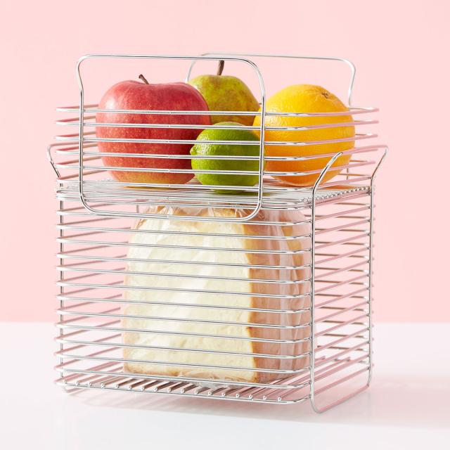 キッチンバスケット S hanauta ハナウタ ローズゴールド （ ワイヤー