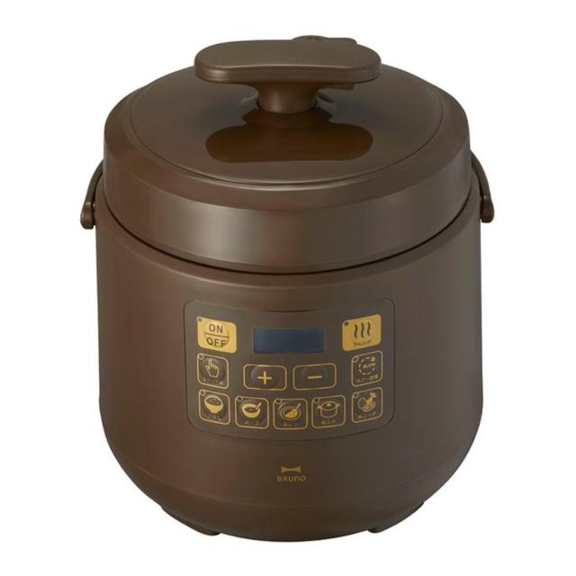 BRUNO 電気圧力鍋 マルチ圧力クッカー crassy+ （ ブルーノ 電気式 圧力鍋 圧力なべ 圧力式電気鍋 電気式圧力鍋 1.5L おしゃれ レシピ付き 時短 炊飯器 離乳食 幼児食 介護食 マルチクッカー 簡単調理 キッチン家電 調理家電 ）