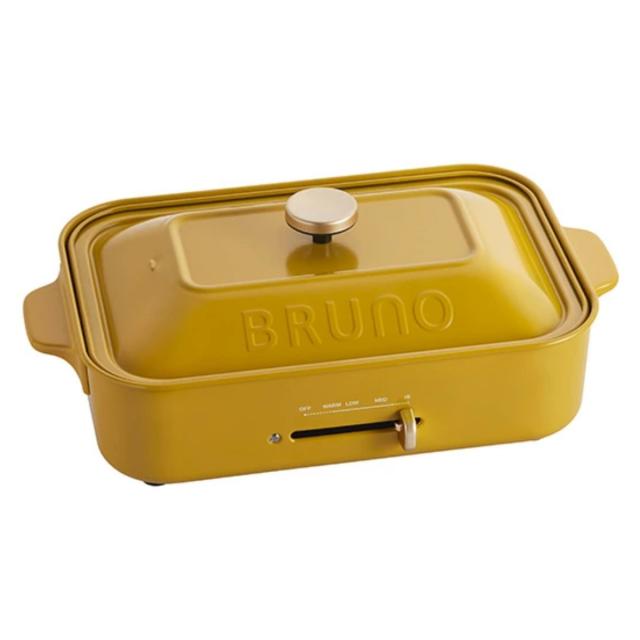 ブルーノ　コンパクトホットプレート　金の豚ノブ付き　新品未使用 BRUNO コンパクトホットプレート 限定カラー たこ焼きプレート