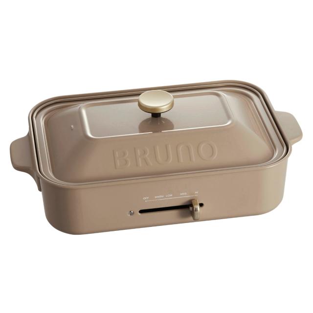 ブルーノ　コンパクトホットプレート　金の豚ノブ付き　新品未使用 BRUNO ブルーノ コンパクトホットプレート（鉄板焼き たこやき