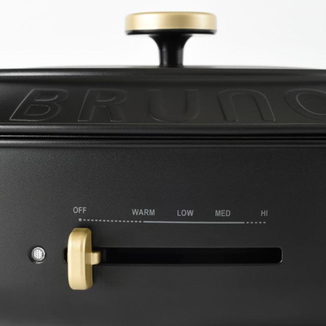 6SDM43 BRUNO ホットプレート タコ焼きプレート付き BRUNO コンパクトホットプレート たこ焼きプレート付き 蓋付き