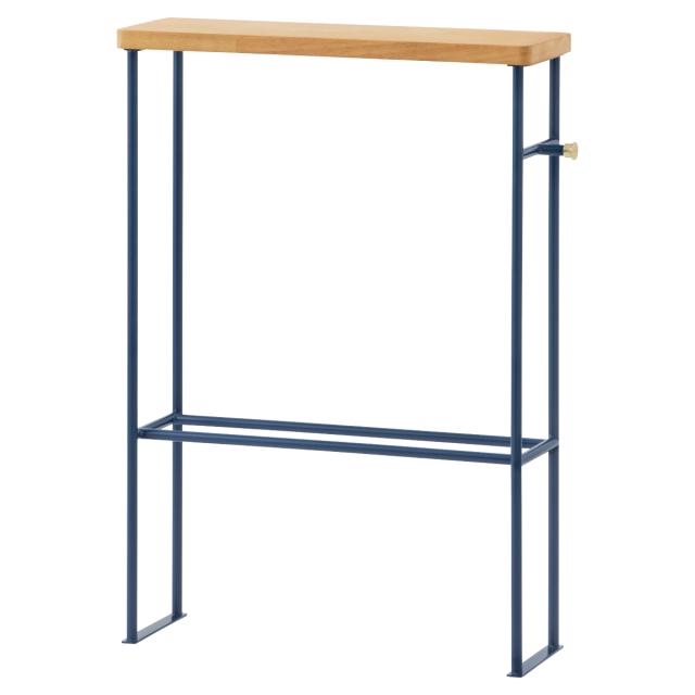 BRUNO スリッパラック 天板付きインテリアスリムラック スチール製