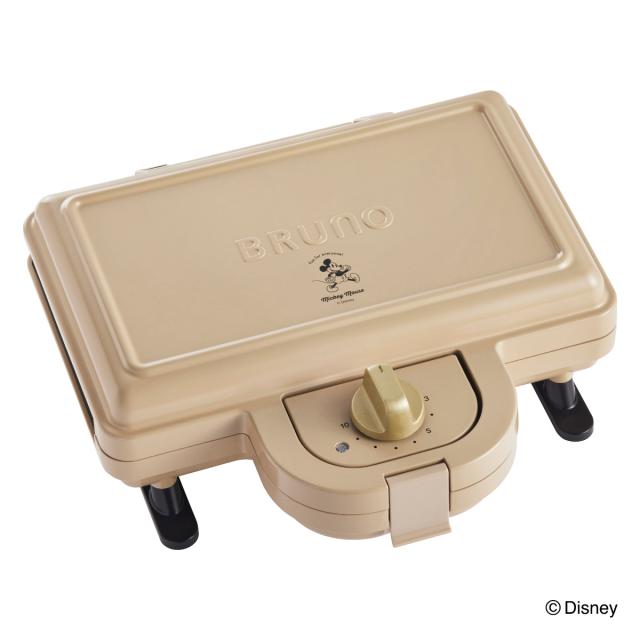 BRUNO ホットサンドメーカーダブル 両面焼き DISNEY （ ブルーノ ホットサンド ディズニー American Diner ミニケーキ ダブル タイマー付き おしゃれ コンパクト 立てて収納 取り外しOK キッチン家電 調理家電 ） ホットサンドメーカー（電気系）