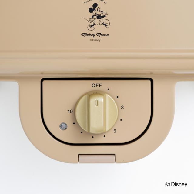BRUNO ホットサンドメーカーダブル 両面焼き DISNEY （ ブルーノ ホットサンド ディズニー American Diner ミニケーキ ダブル タイマー付き おしゃれ コンパクト 立てて収納 取り外しOK キッチン家電 調理家電 ） ホットサンドメーカー（電気系）