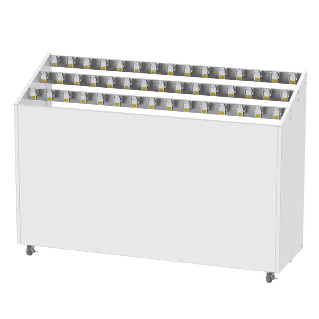 業務用傘立て 45本用 カギ付 標準タイプ アンブレラスタンドNEO USHタイプ （ 法人限定 傘たて 傘立 カサ立て アンブレラホルダー 傘 かさ スタンド 鍵付き カサ 45本 大型 スペアキー付 アンブレラ 盗難防止 日本製 ）