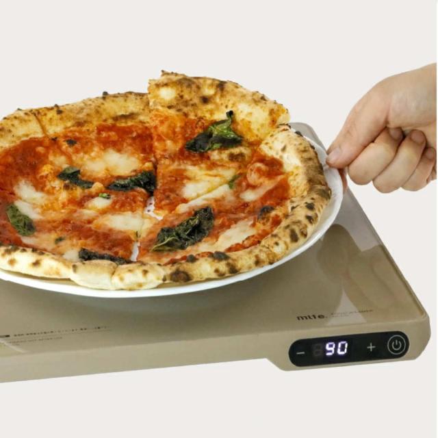 卓上保温プレート mlte フードウォーマー ヒーター （ ミルテ 卓上 保温プレート 卓上フードウォーマー 保温ヒーター ウォーマー チャイルドロック オートオフ 電気 電動 保温 プレート 料理温め キッチン家電 ）