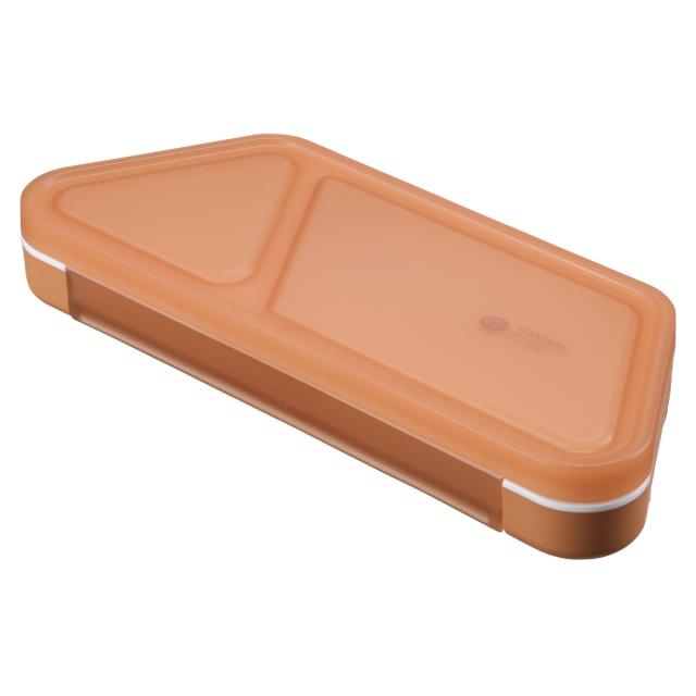 弁当箱 400ml 薄型弁当箱 抗菌フードマン おにぎり （ FOODMAN ミニ