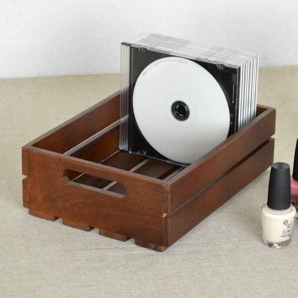 小物収納 チェリーウッド ダイスボックス M 31×23cm （ 収納ボックス