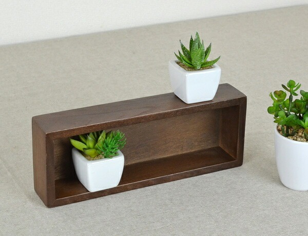 小物収納 チェリーウッド デスクトップ L 27×10cm （ 収納ボックス 木