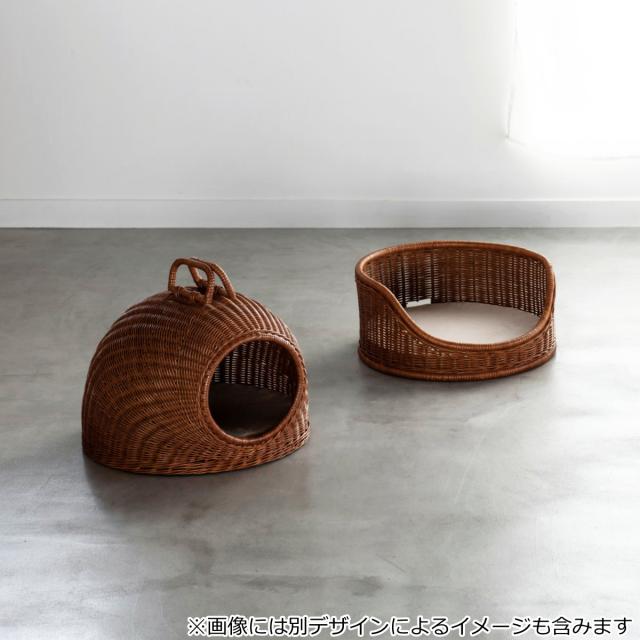 ペットベッド ラタン ペットバスケット 天然素材 （ バスケット かご