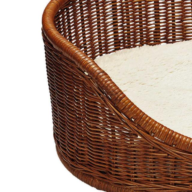 ペットベッド ラタン ペットバスケット 天然素材 （ バスケット かご