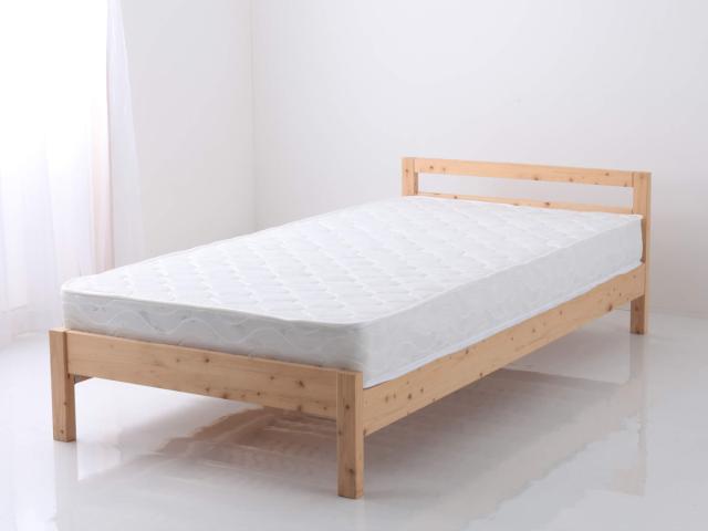 マットレス セミシングル ポケットコイル 厚さ18cm 圧縮梱包 （ 80×195cm ベッド マット 平行配列 体圧分散 スリム コンパクト ウレタン 二重キルト構造 ベット ベッドマットレス 寝具 ）_12