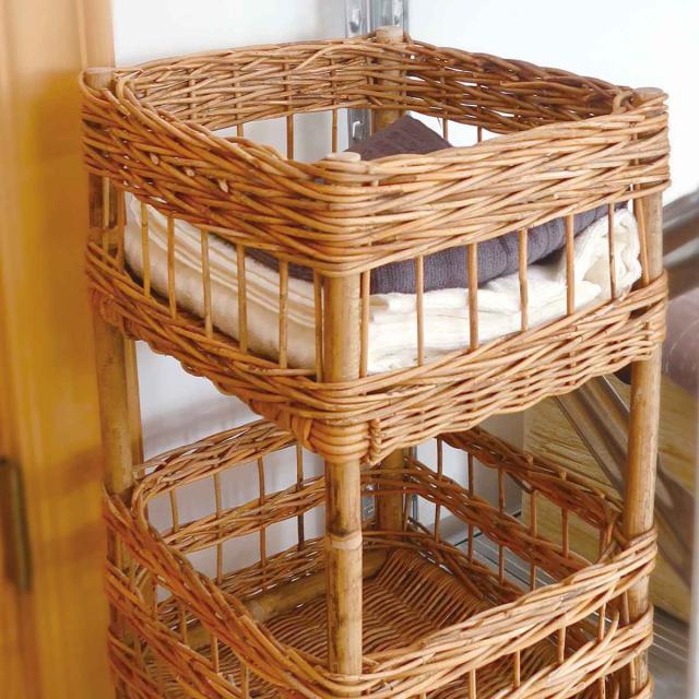 アラログ 二段ラック アラログ ラウンド 2段バスケット THE AROROG