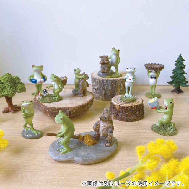 置き物 コポレンジャーイエロー Copeau （ コポー カエル コポタロウ