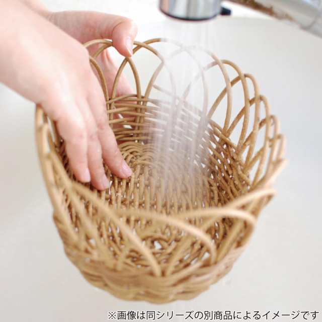 ラタンカゴ　ナチュラルカゴ