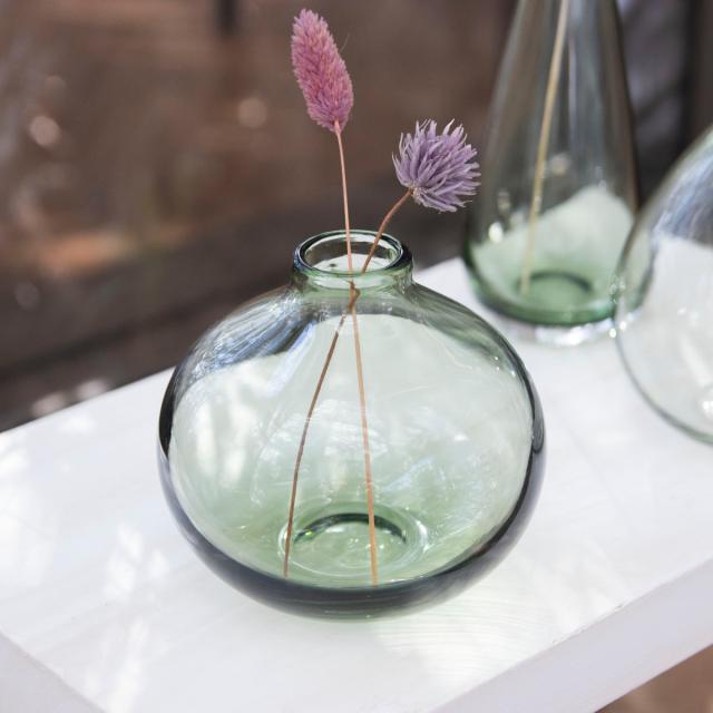 花瓶 ガラスベース ミスルトー チャビー （ 花ビン 花びん 花器