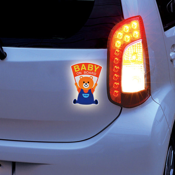 ステッカー マグネット 反射するベビーサインマグネット セーフティーグッズ 赤ちゃん 車 Baby On Board セーフティサイン 磁石 赤ちの通販はau Pay マーケット リビングート