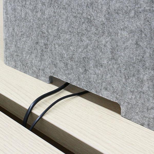 デスクトップパネル 60cm 2個セット 机 パーテーション 自立 （ デスクパーテーション 衝立 フェルト 机上 目隠し 吸音 ガードスタンド 間仕切り オフィス 折りたたみ 卓上 防音 仕切り 簡易 防音パネル 吸音パネル ）_13