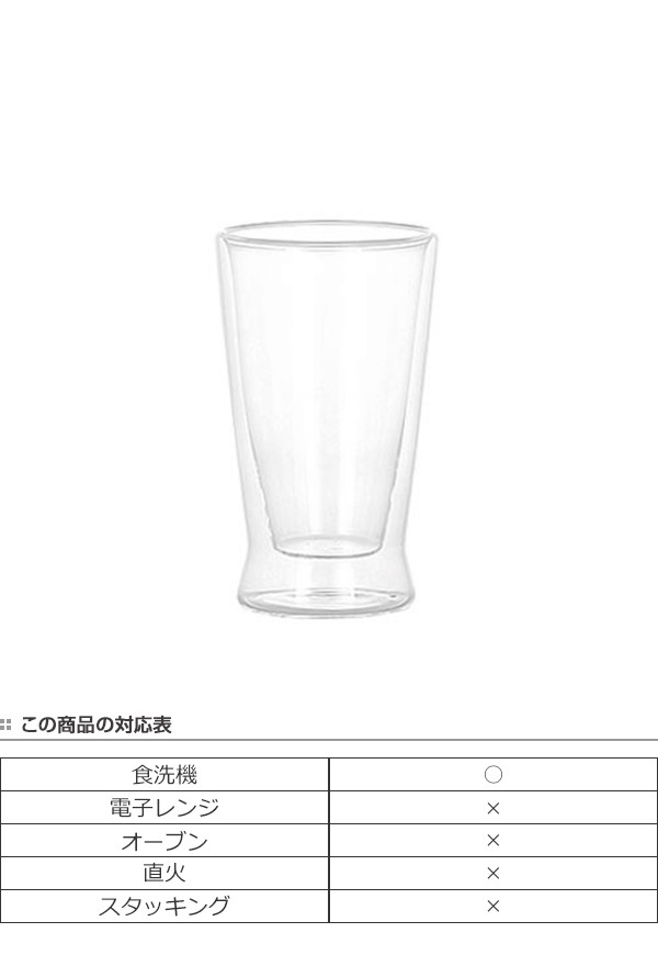 タンブラー 200ml 耐熱ガラス ダルトン Dulton 食洗機対応 ダブルウォールグラス 水滴がつかない グラス コップ 二重構造 おしゃれ の通販はau Pay マーケット リビングート