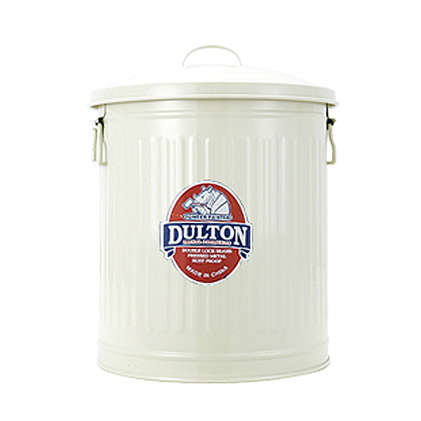 値下げ!! 希少 DULTON ダルトン ダストビン ゴミ箱 ホワイトカラー ダルトン DULTON ゴミ箱 ミニガベージカン 6L ダストボックス