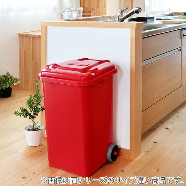 ゴミ箱 45L ダルトン DULTON 屋外兼用 プラスチックトラッシュカン （ ごみ箱 45リットル 蓋つき キャスター付き 排水栓 キッチン  リビン｜au PAY マーケット