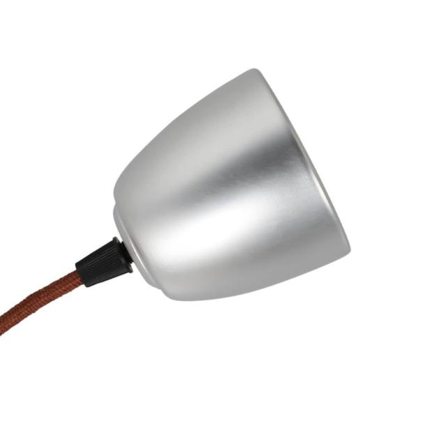 ALUMINUM SOCKET CORD BLACK （ ソケットコード シーリングカップ付き アルミ 艶消し 照明器具 DULTON シンプル シルバー カスタム 天井照明 ダクトレール ライト ランプ インダストリアル インテリア 電球別売り ）_4