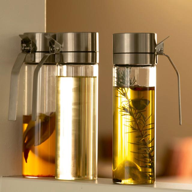 ダルトン 調味料入れ 500ml 3本セット オイル＆ヴィネガーボトル （ 3個セット DULTON 調味料ボトル 詰め替えボトル 詰替えボトル 500ミリリットル ガラス製 ビネガーボトル ヴィネガーボトル オイル差し オイルポット ガラスボトル ）