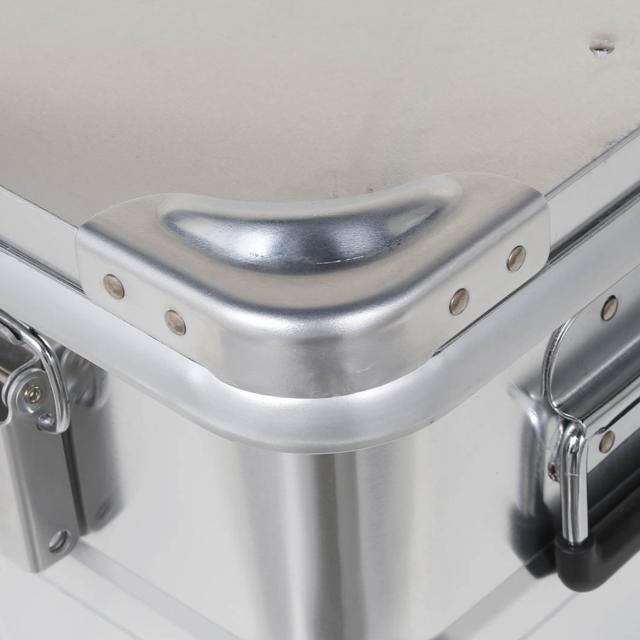 収納ボックス ふた付き L アルミ コンテナ コンボイ 2 DULTON 幅78