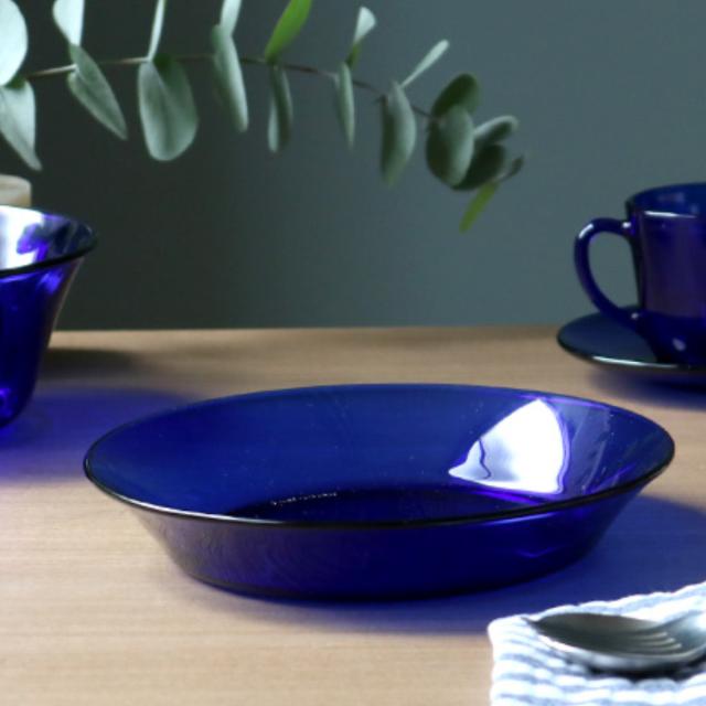 Duralex カラフルリム付き楕円皿6枚セット 【公式通販】