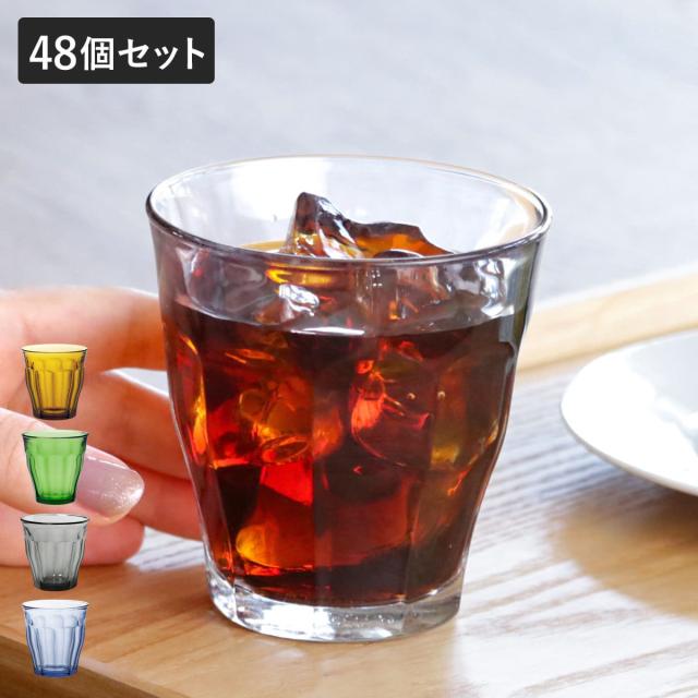 DURALEX デュラレックス ピカルディ グラス 310ml 48個セット （ PICARDIE 食洗機対応 電子レンジ対応 コップ ガラス ガラスコップ カップ 丈夫 物理強化ガラス 耐熱 シンプル クリア 透明 洋食器 おしゃれ ガラス食器 ）
