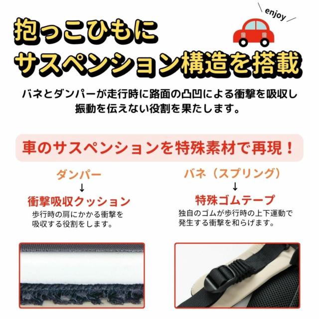抱っこ紐 ユーモベビー 5WAY 新生児 日本製 （ 抱っこひも おんぶ紐 寝かせ抱き 対面抱き 前向き抱き おんぶ ベビーキャリア ショルダーカバー付き コンパクト 持ち運び 妊婦OK 洗濯OK 撥水 メッシュ 通気性 ）_9