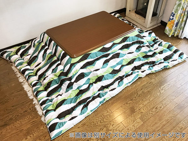 コタツ布団 日本製 長方形 200×240cm （ こたつ布団 こたつぶとん こたつ掛け布団 国産 こたつ コタツ 炬燵 布団 ふとん コットン 綿100 あたたか プリント おしゃれ ポップ カラフル 四角 ）