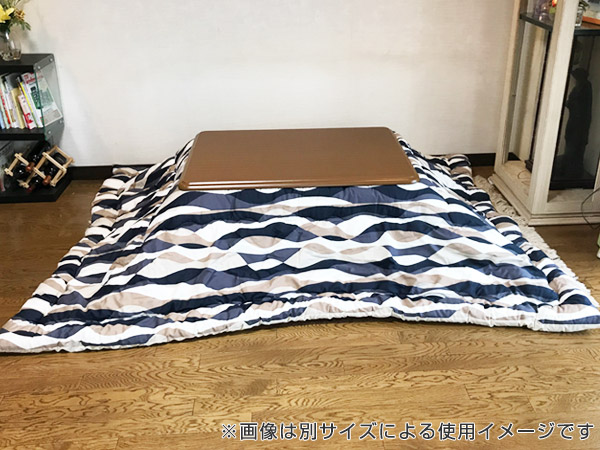 コタツ布団 日本製 長方形 200×240cm （ こたつ布団 こたつぶとん こたつ掛け布団 国産 こたつ コタツ 炬燵 布団 ふとん コットン 綿100 あたたか プリント おしゃれ ポップ カラフル 四角 ）