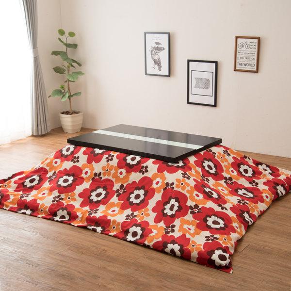 コタツ布団 厚掛け 日本製 長方形 ワイドロング 210×310cm 綿100％ こたつ コタツ 布団 カバー付き 消臭 抗菌 （ こたつ布団 こたつぶとん こたつ掛け布団 炬燵 布団 ふとん コットン 綿100 あたたか おしゃれ カラフル ）_4