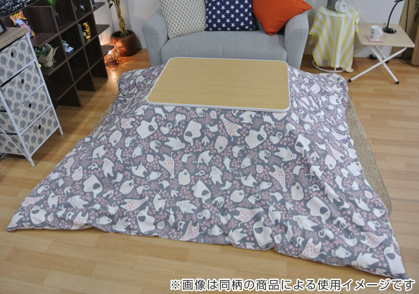 激安処分　新品　日本製の高品質こたつ掛けふとん　大判正方形　210×210㎝ こたつ布団 長方形 コタツ布団 大判 こたつ掛け布団 こたつぶと