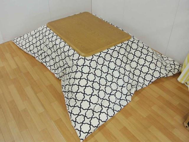こたつ布団カバー 210×280cm 長方形 綿100％ 日本製 （ こたつ布団 カバー コタツ布団 洗える コタツ布団カバー こたつカバー コタツカバー 幾何学模様 大判 おしゃれ 国産 紐付き 静電気 炬燵カバー 掛け布団カバー 洗濯 ）_5