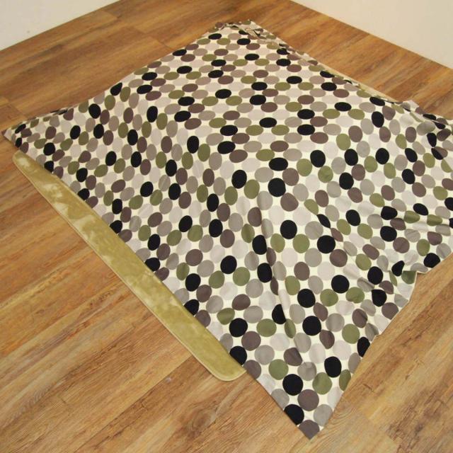 こたつ布団カバー 185×235cm 長方形 綿100％ 日本製 （ こたつ布団 カバー コタツ布団 洗える コタツ布団カバー こたつカバー コタツカバー ドット 水玉 北欧風 おしゃれ 国産 紐付き 洗濯 ）_7