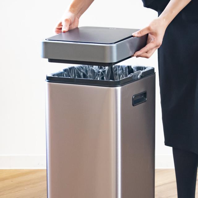 EKO ゴミ箱 30L ミラージュスリムセンサービン ステンレス