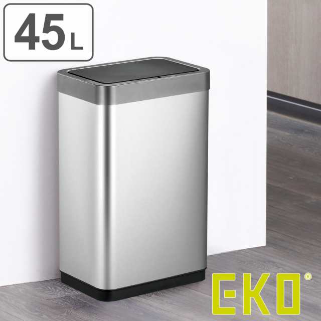 EKO ゴミ箱 45L ミラージュ X センサービン インナーなし （ ごみ箱 45リットル センサー 自動開閉 自動 ダストボックス ふた付き  シンプル おしゃれ コードレス USB 充電式 袋止め付き 大容量 スリム ）の通販はau PAY マーケット - お弁当グッズのカラフルBOX |  au PAY ...