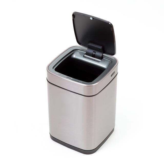 EKO ゴミ箱 12L エコスマートX センサービン （ イーケーオー ごみ箱 12リットル センサー式 自動開閉 ステンレス 小さい 充電式 ふた付き 分別 一年保証付き スタイリッシュ ゴミ箱 分別）_15