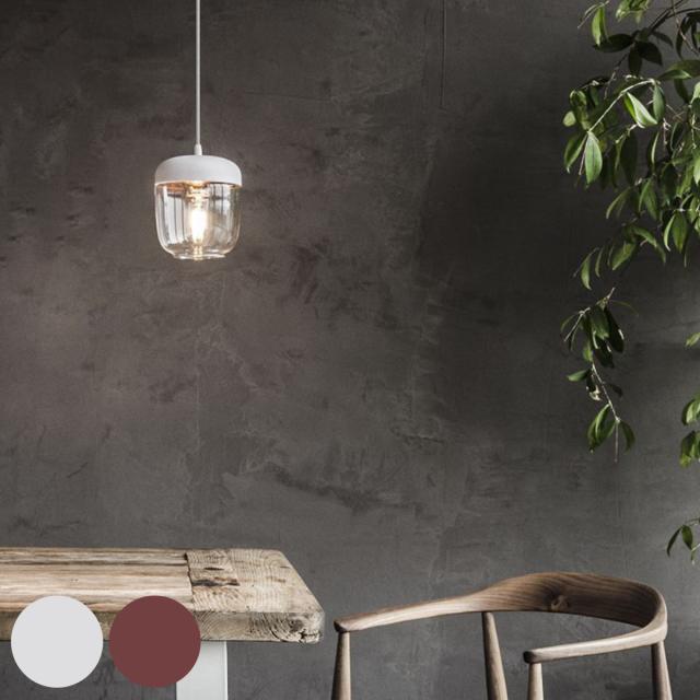 ペンダントライト UMAGE Acorn white polished steel （ 照明 ライト LED 対応 間接照明 シーリング用 インテリア 天井照明 おしゃれ シーリングライト 壁スイッチ リビング 寝室 ダイニング キッチン 照明器具 シンプル ）