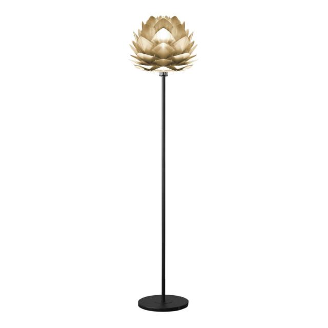 フロアライト UMAGE Silvia mini Brushed Brass （ 照明 ライト LED 専用 間接照明 スタンドライト 照明器具 北欧 インテリア おしゃれ フロアランプ ランプ フットスイッチ スタンド リビング ダイニング 寝室 ）_10