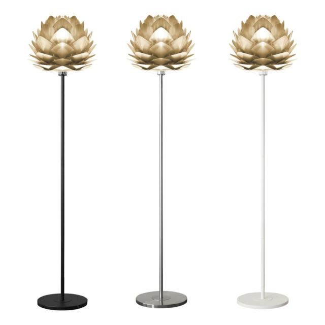フロアライト UMAGE Silvia mini Brushed Brass （ 照明 ライト LED 専用 間接照明 スタンドライト 照明器具 北欧 インテリア おしゃれ フロアランプ ランプ フットスイッチ スタンド リビング ダイニング 寝室 ）_9