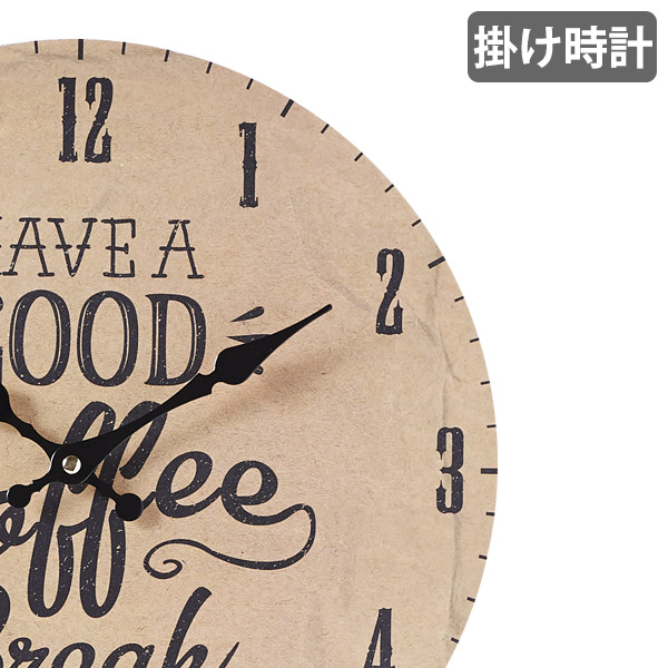 掛け時計 33cm Craft Shop Series モチーフクロック アナログ 時計 壁掛け時計 インテリア 雑貨 壁掛け おしゃれ 掛時計 とけい クロの通販はau Wowma お弁当グッズのカラフルbox